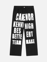 Jeans mit Graffiti-Buchstabendruck - 1857